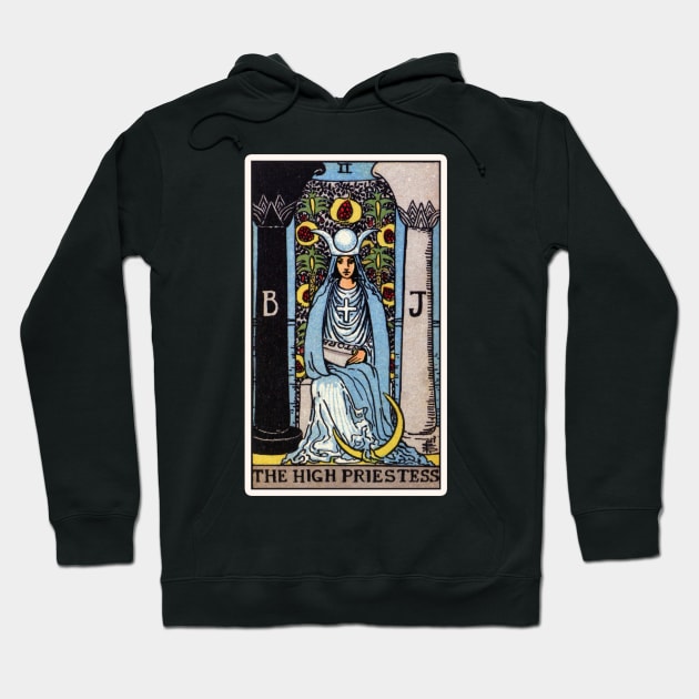 II. The High Priestess Tarot Card Hoodie by wildtribe